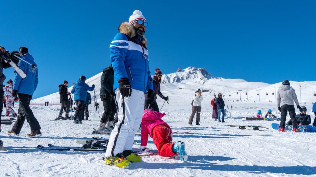 Erciyes'te sezon devam ediyor....